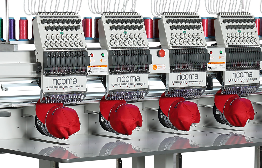 Stickereibedarf - Ricoma,embroidery machine,industrial embroidery machine