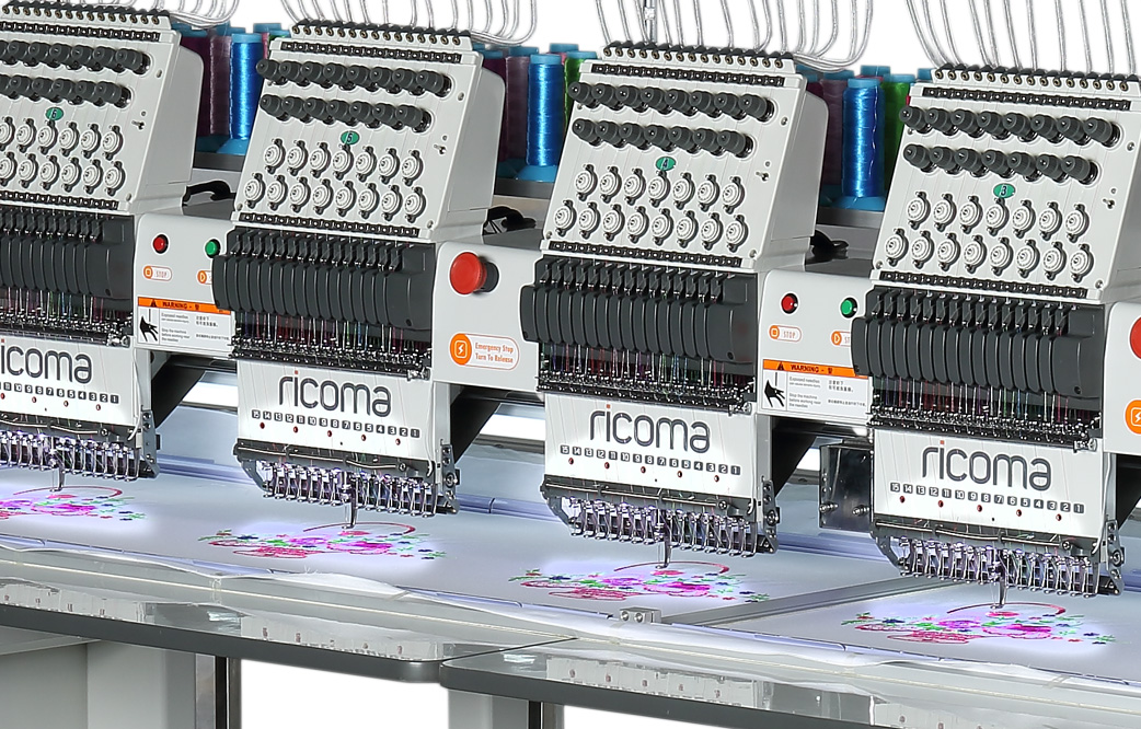 Stickereibedarf - Ricoma,embroidery machine,industrial embroidery