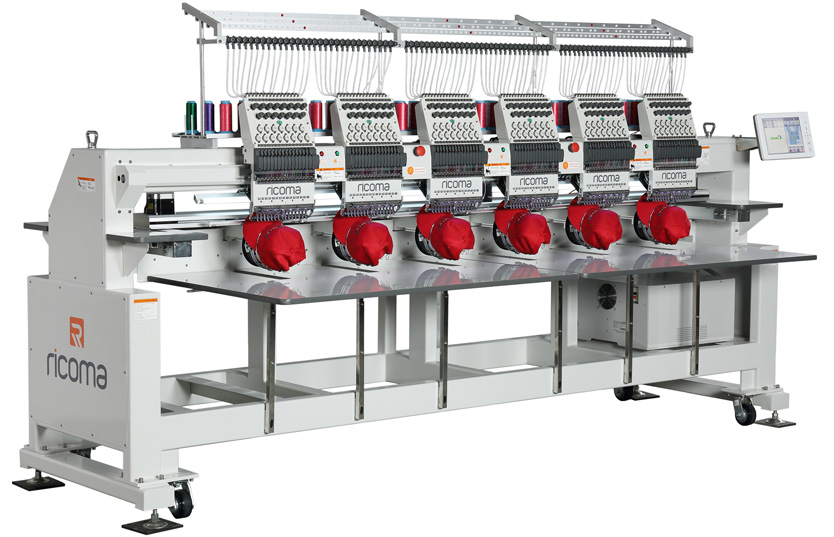 Ricoma CHT2 Series - 10.4 Inch Touch Screen Multi Head Embroidery Machines